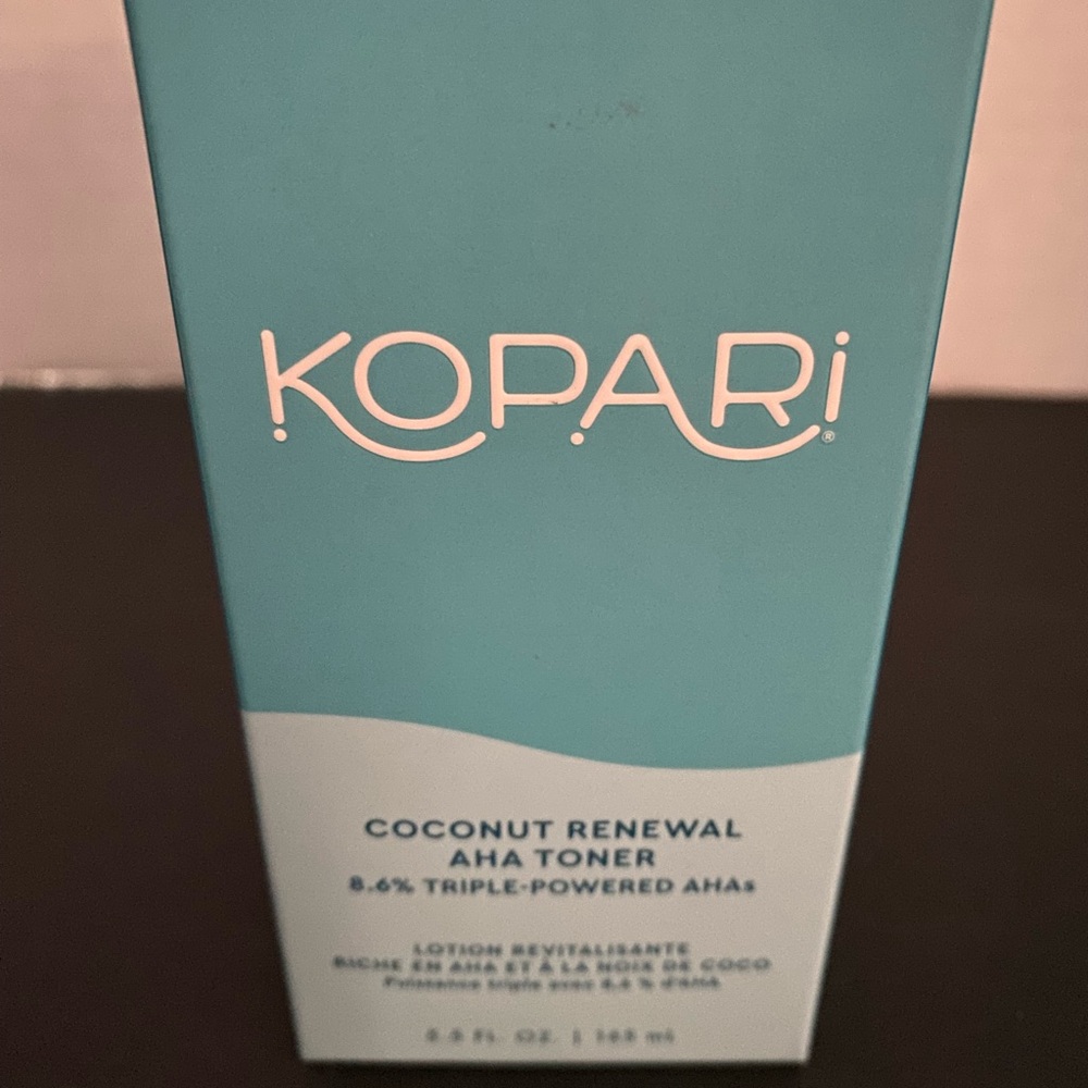 KOPARI Coconut Renewal AHA Toner 5.5 Fl oz Sealed Box NEW ONLY ONE ON POSH